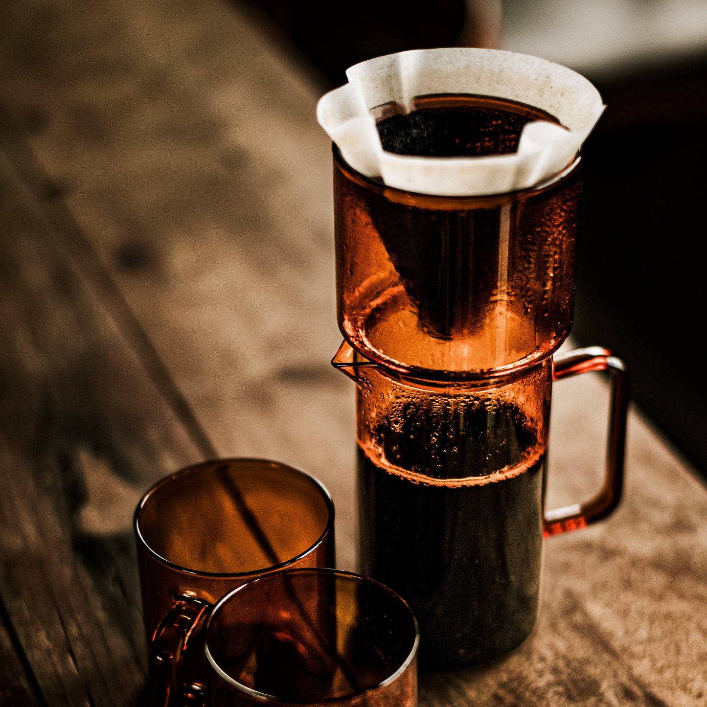 Amber Coffee Set