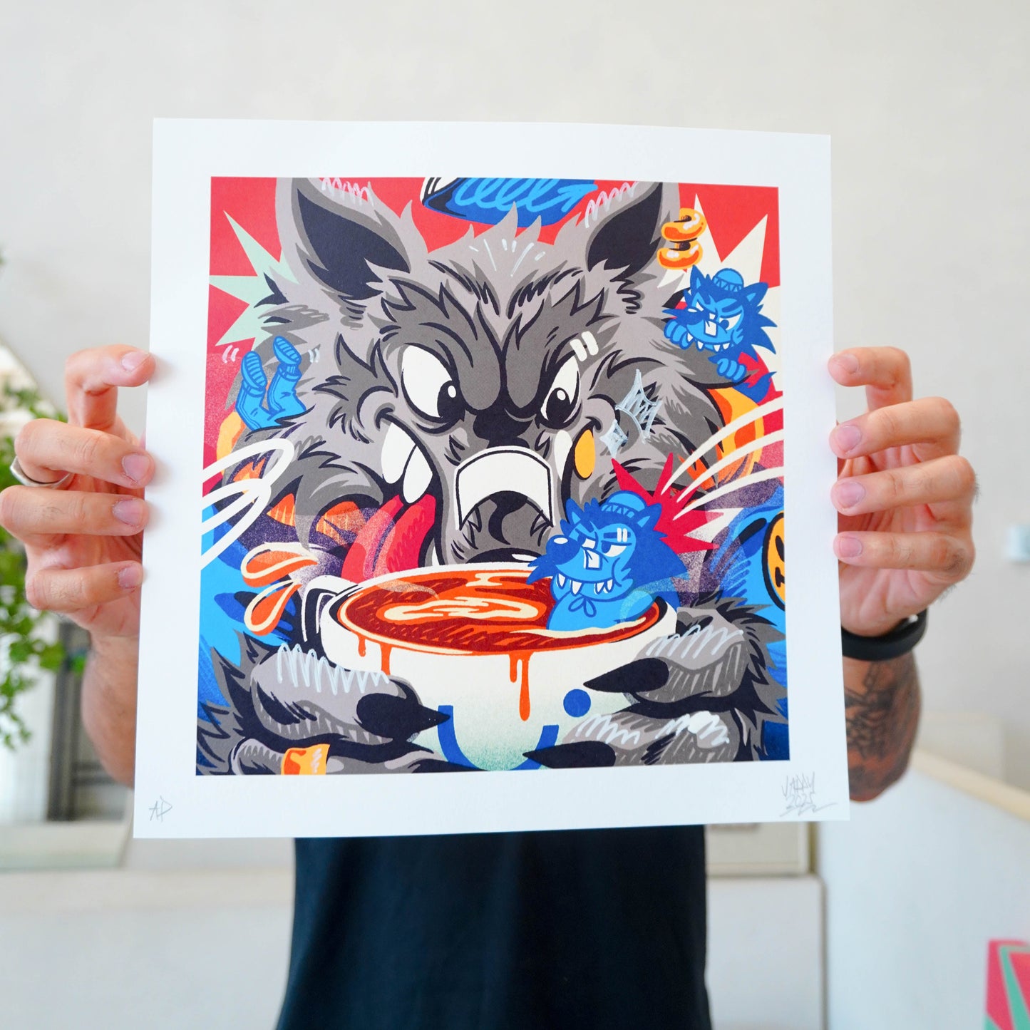 Beastly Art Print by Jappy Agoncillo