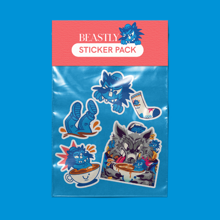 Beastly Sticker Pack by Jappy Agoncillo