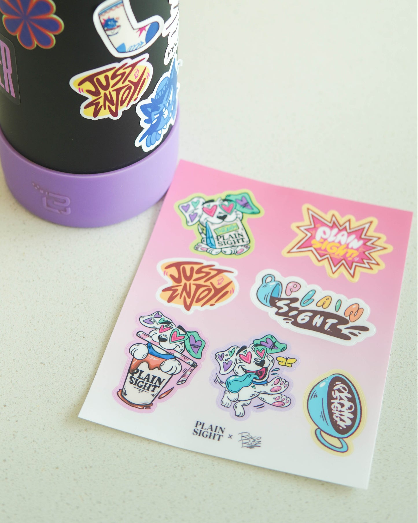 Snack Attack Sticker Sheet by Raco Ruiz