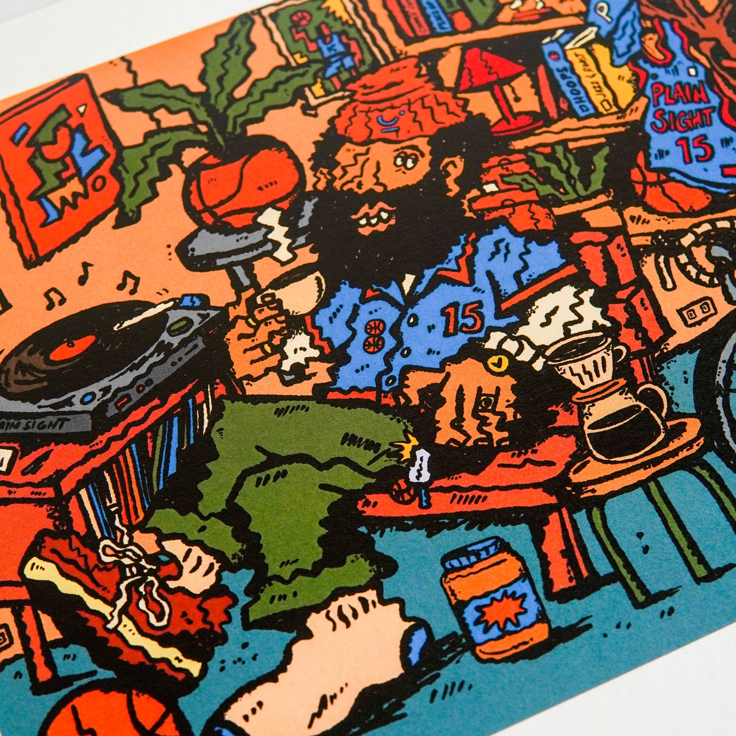 Off The Bench Art Print