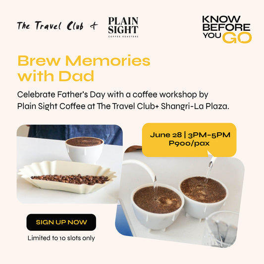 The Travel Club+ x Plain Sight: Coffee & Tasting and Cupping Workshop