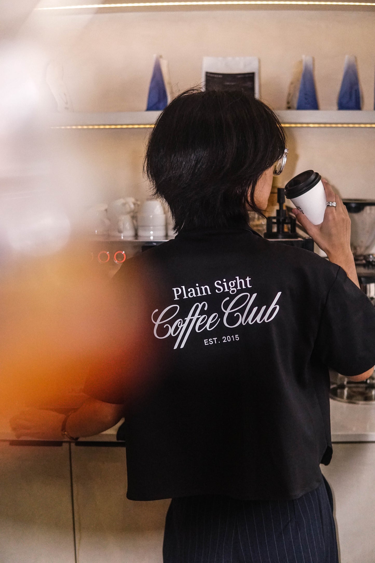Coffee Club Women’s Cropped Shirt