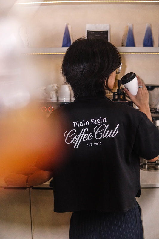 Coffee Club Women’s Cropped Shirt