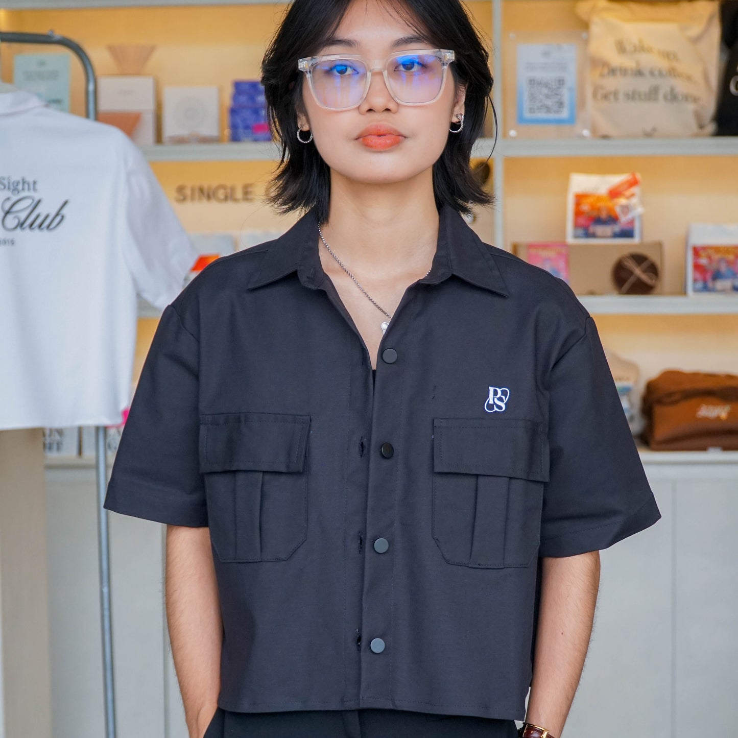 Coffee Club Women’s Button Down Top