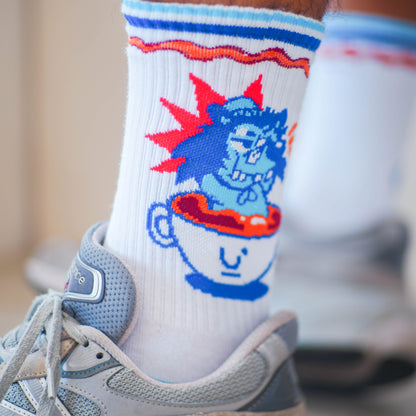 Beastly Crew Socks by Jappy Agoncillo