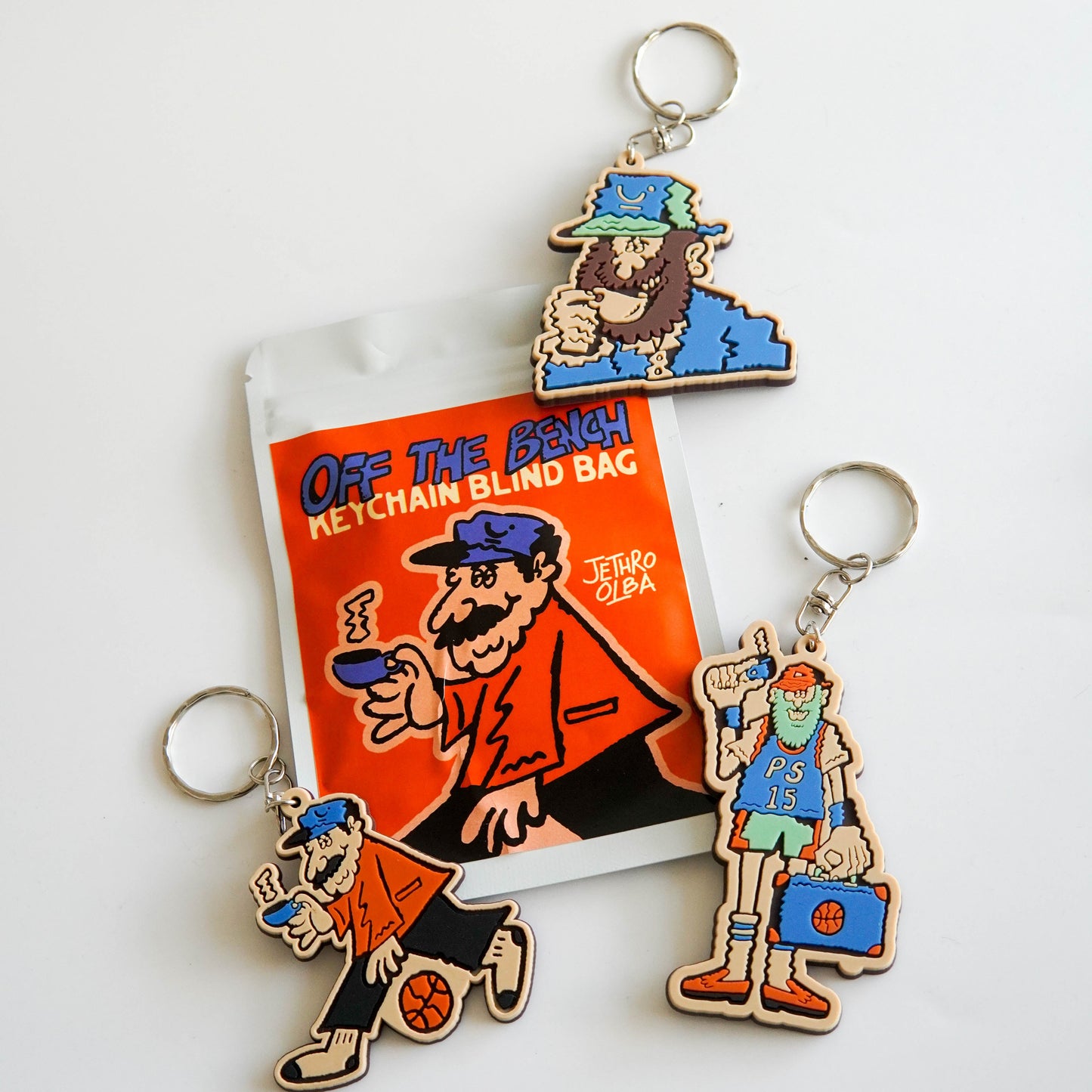 Off The Bench Keychain