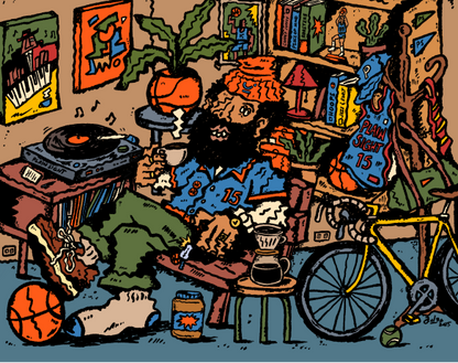 Off The Bench Art Print