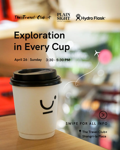 The Travel Club+ x Plain Sight: Coffee & Tasting and Cupping Workshop